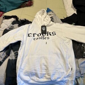 Crooks & Castles White Hoodie